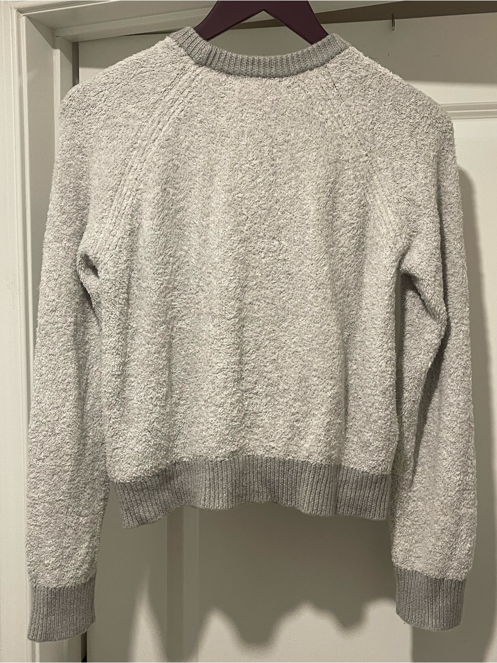 Rag & Bone Valerie Merino Wool Sweater Pullover Chenille Women's Size XS Gray - Picture 2 of 7